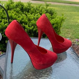 Used red heels